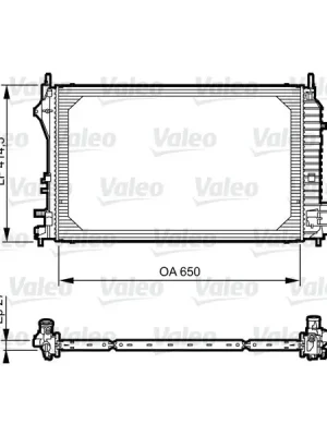 Chladič, chlazení motoru VALEO 735083 Koupit Online