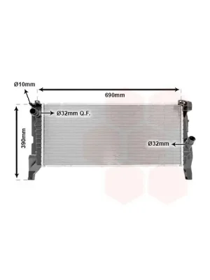Chladič, chlazení motoru VAN WEZEL 06012705 Vrácení Zdarma
