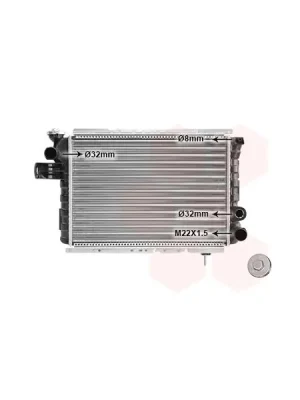 Vrácení Zdarma Chladič, chlazení motoru VAN WEZEL 43002009