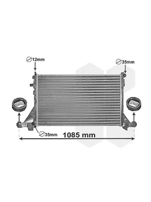 Cenově Výhodný Chladič, chlazení motoru VAN WEZEL 43002560