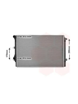 Chladič, chlazení motoru VAN WEZEL 58012701 Kup Teď