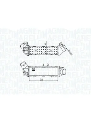 Chladič turba MAGNETI MARELLI 351319204490 Nová Kolekce