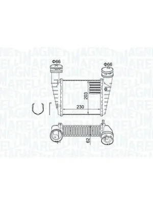 Pouze Dnes Chladič turba MAGNETI MARELLI 351319205210