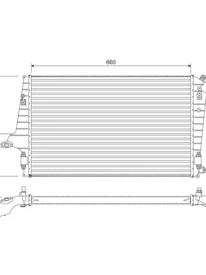 Chladič turba VALEO 817865 Zlevněný