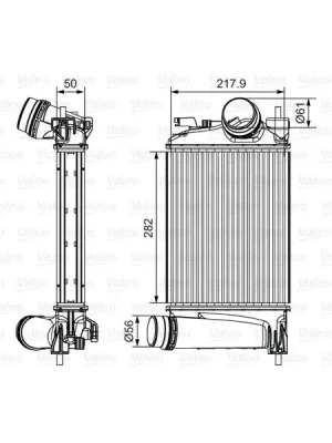Chladič turba VALEO 818294 Vysoce Kvalitní