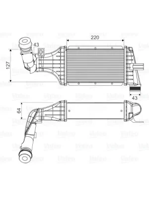 Chladič turba VALEO 818660 Výhodná Nabídka