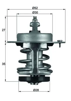 Termostat, chladivo MAHLE ORIGINAL TX 69 79 Odeslání Ihned