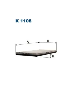 Pouze Dnes Filtr, vzduch v interiéru FILTRON K 1108
