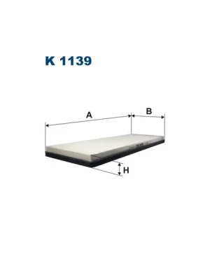 Filtr, vzduch v interiéru FILTRON K 1139 Akce