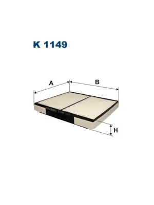 Nejlepší Volba Filtr, vzduch v interiéru FILTRON K 1149
