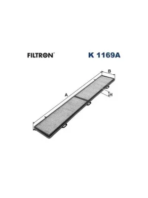 Filtr, vzduch v interiéru FILTRON K 1169A Cenová Bomba