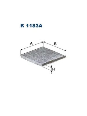 Dokud Zásoby Vydrží Filtr, vzduch v interiéru FILTRON K 1183A