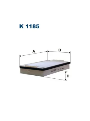 Finální Výprodej Filtr, vzduch v interiéru FILTRON K 1185
