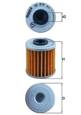 Aktuální Olejový filtr KNECHT OX 810