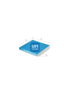 Filtr, vzduch v interiéru UFI 34.286.00 Bezpečná Platba