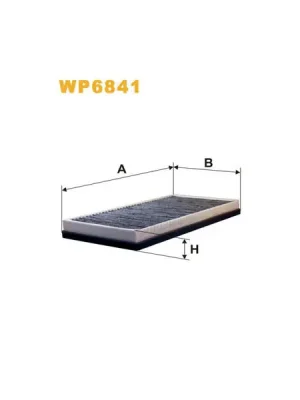 Filtr, vzduch v interiéru WIX FILTERS WP6841 Cenová Bomba