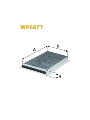 Bezpečná Platba Filtr, vzduch v interiéru WIX FILTERS WP6977