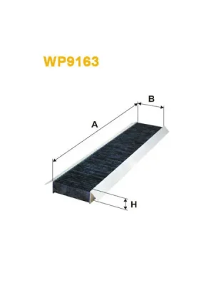 Filtr, vzduch v interiéru WIX FILTERS WP9163 Top Prodej