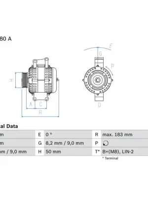 Finální Výprodej generátor BOSCH 0 986 083 660