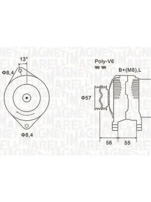 Časově Omezené generátor MAGNETI MARELLI 063731088010