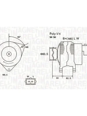 Pouze Dnes generátor MAGNETI MARELLI 063731317010