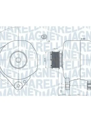 generátor MAGNETI MARELLI 063731810010 Nejlepší Cena