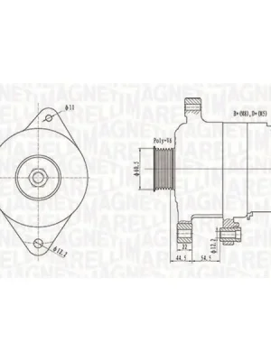 Značkový generátor MAGNETI MARELLI 063732062010