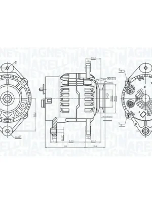 Aktuální generátor MAGNETI MARELLI 063734085010