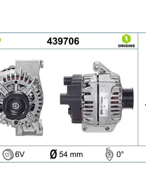 Ověřený generátor VALEO 439706