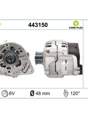Autentický generátor VALEO 443150
