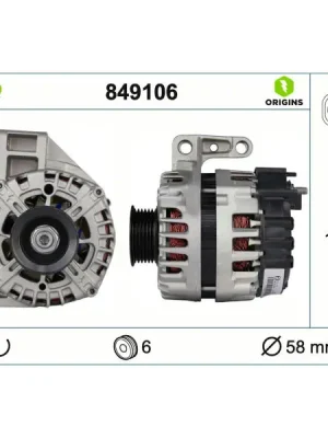 generátor VALEO 849106 Ověřený