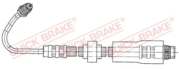 Odeslání Ihned Brzdová hadice QUICK BRAKE 37.930