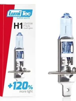 Hit Sezóny Halogenová žárovka H1 12V 55W LumiTec SuperWhite +120%