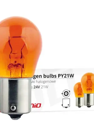 Halogénové žárovky PY21W BAU15s 24V 21W AMBER 10ks Top Prodej