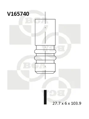 Sací ventil BGA V165740 Finální Výprodej