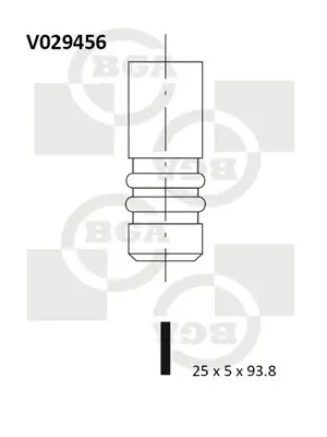 Výfukový ventil BGA V029456 Sleva