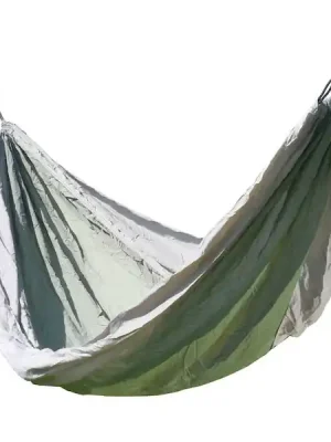 Houpací síť NYLON 275x137cm zeleno-hnědá Ihned K Objednání