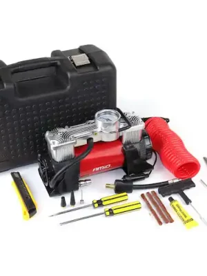 Kompresor do auta kovový 2 cylindry 12V HQ ACOMP-18 Akce
