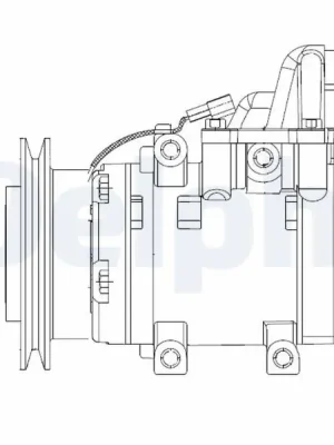 Sleva Kompresor, klimatizace DELPHI CS20524
