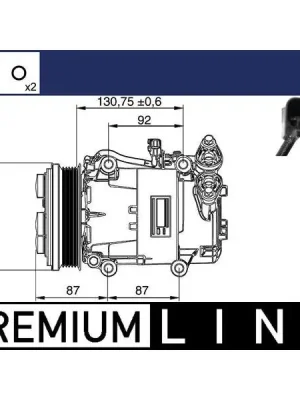 Novinka Kompresor, klimatizace MAHLE ACP 54 000P