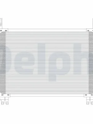 Cenově Výhodný Kondenzátor, klimatizace DELPHI TSP0225626
