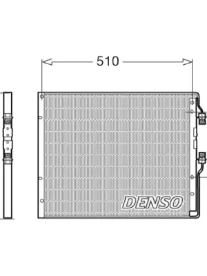 Jen Po Omezenou Doba Kondenzátor, klimatizace DENSO DCN12101