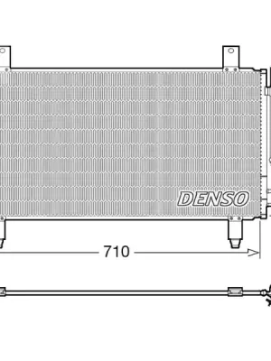 Autentický Kondenzátor, klimatizace DENSO DCN45006