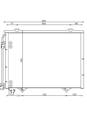 Levný Kondenzátor, klimatizace MAHLE AC 211 001S