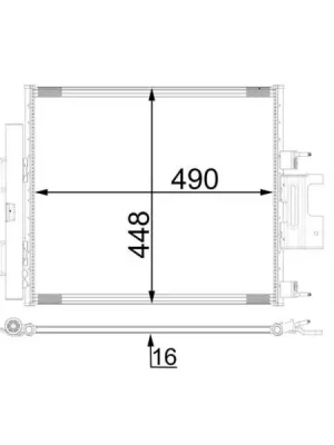Kondenzátor, klimatizace MAHLE AC 26 000P Časově Omezené