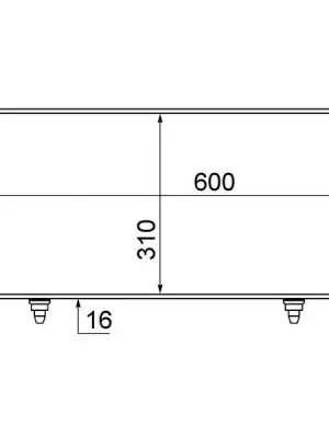 Super Cena Kondenzátor, klimatizace MAHLE AC 718 000S