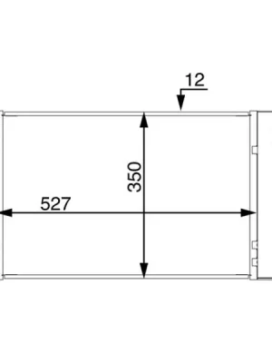 Kondenzátor, klimatizace MAHLE AC 886 000S Levný