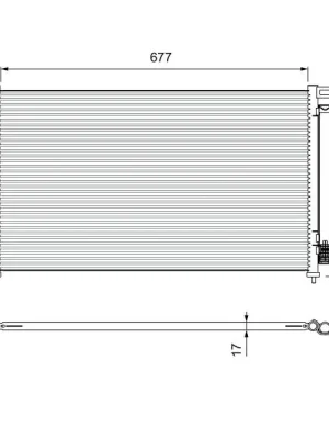 Kondenzátor, klimatizace VALEO 814400 Koupit Online