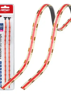 LED pásky do auta růžová 2x30 cm 12 V AMIO-04570 Originální