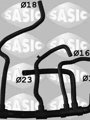 Hadice chladiče SASIC 3404140 Dokud Zásoby Vydrží